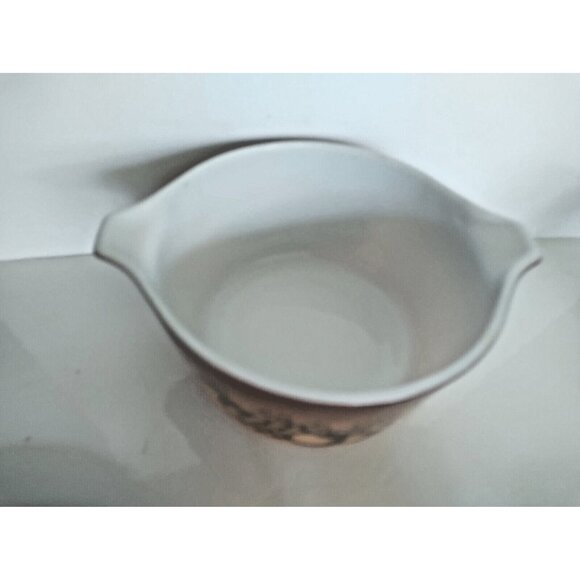 Vintage Pyrex Old Orchard Casserole Dish 473 1 Qt  Bowl w Lid - Picture 13 of 15